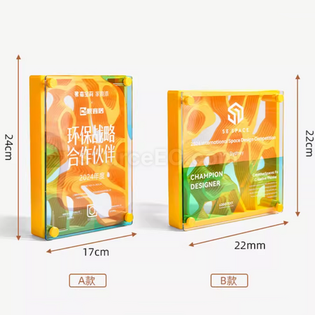 客製化創意3D水晶獎牌禮品