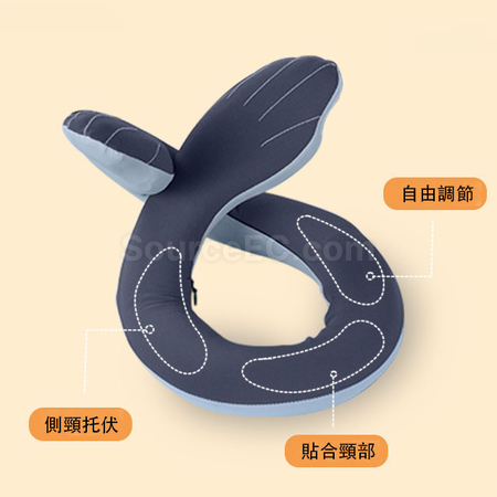 客製化可變形螺旋U型枕禮品