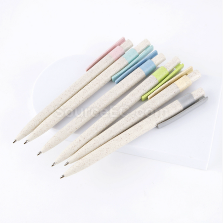 客製化小麥秸稈筆禮品