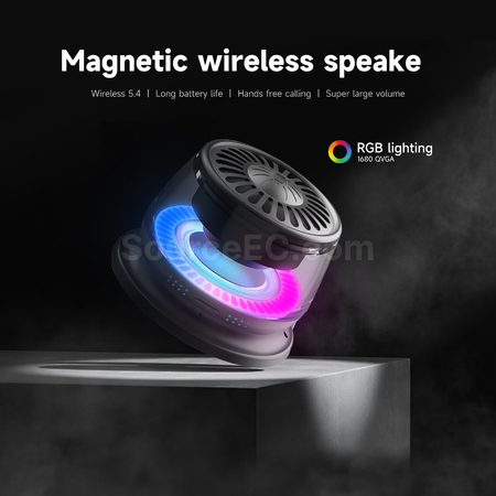 客製化二合一磁吸無線音箱藍牙禮品