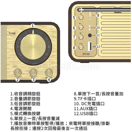客製化復古藍牙音箱禮品