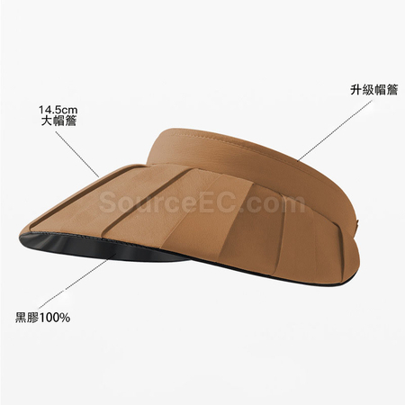 客製化UV遮陽防曬空頂帽禮品