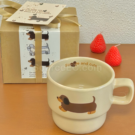 客製化卡通陶瓷咖啡盃馬克杯禮品