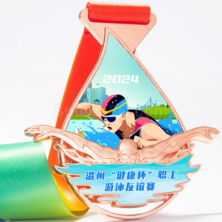 客製化游泳獎牌禮品