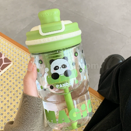 客製化Tritan可愛吸管水杯禮品