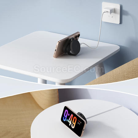 客製化三合一磁吸無線充電器禮品