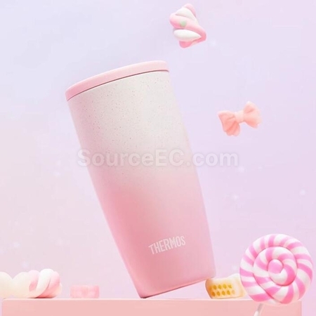 客製化膳魔師（THERMOS）不鏽鋼陶瓷塗層內膽保溫杯禮品