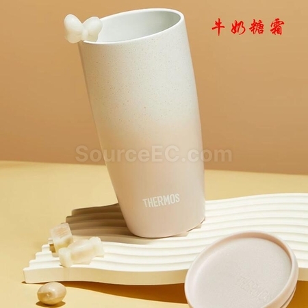 客製化膳魔師（THERMOS）不鏽鋼陶瓷塗層內膽保溫杯禮品