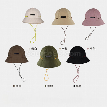 客製化戶外抽繩防曬漁夫帽禮品