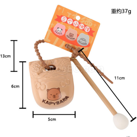客製化解壓卡通木魚掛件禮品