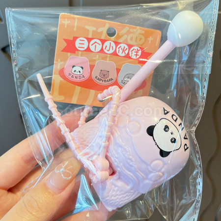 客製化解壓卡通木魚掛件禮品