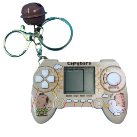 客製化卡皮巴拉遊戲機鑰匙扣禮品