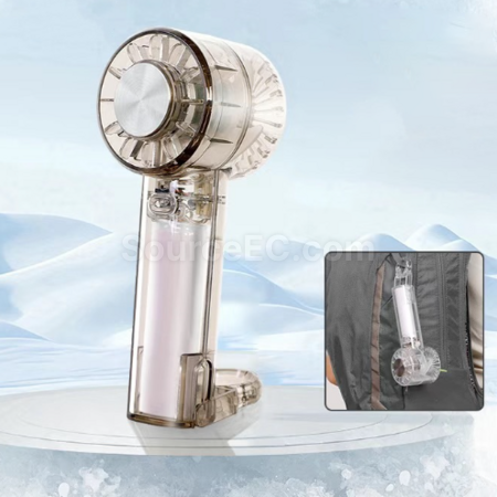 客製化便攜透明冷敷風扇禮品