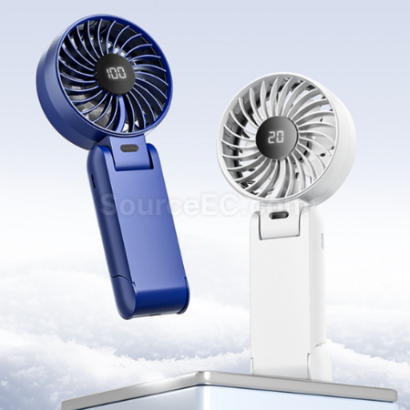 客製化掛脖折疊數顯風扇禮品