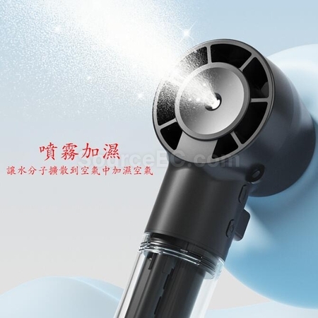 客製化手持掛脖噴霧便攜高速USB風扇禮品