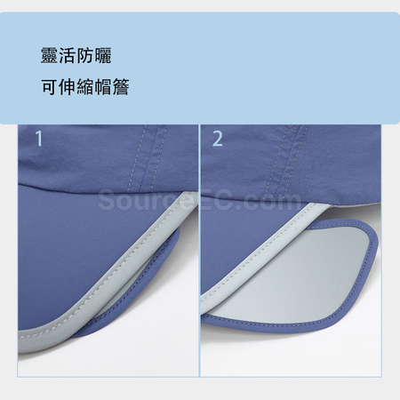 客製化可伸縮帽簷防曬棒球帽禮品