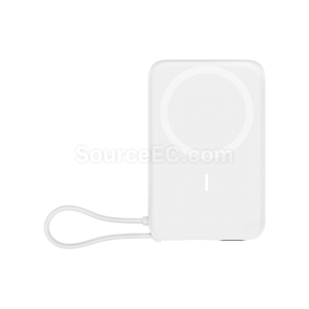 客製化無線磁吸帶線手機支架移動電源禮品