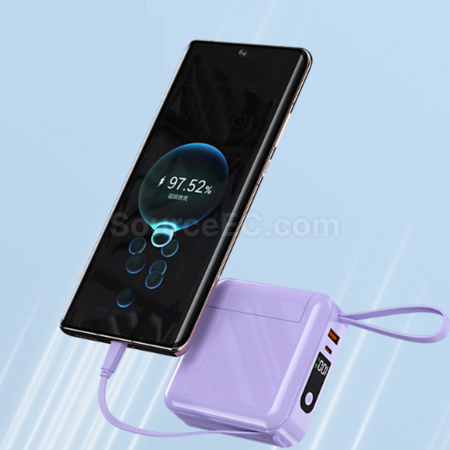 客製化多功能三合一可拆卸插頭行動電源禮品