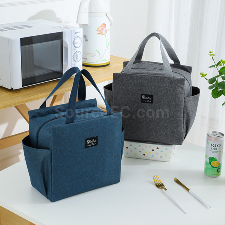 客製化手提雙口袋保溫便當包禮品