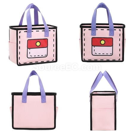 客製化二次元保溫飯盒袋禮品