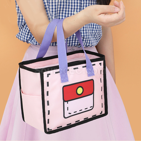 客製化二次元保溫飯盒袋禮品