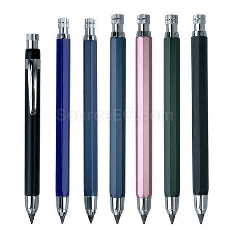 客製化素描金屬六角自動鉛筆禮品