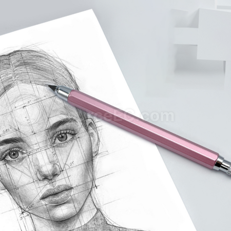 客製化素描金屬六角自動鉛筆禮品