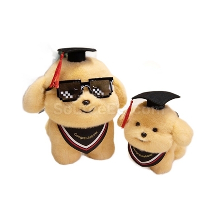 客製化畢業小狗公仔禮品