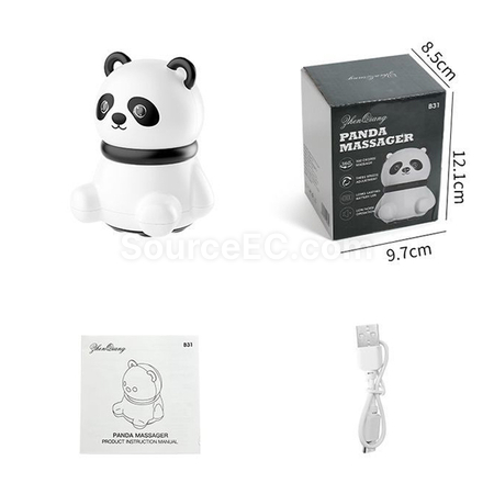 客製化熊貓按摩器禮品