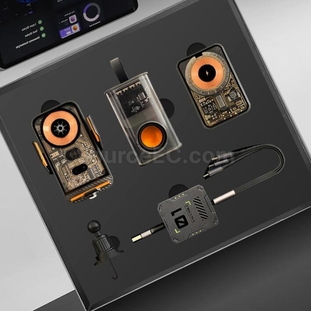 客製化機甲透明風無線藍牙音箱套裝禮品