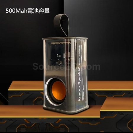 客製化機甲透明風無線藍牙音箱套裝禮品