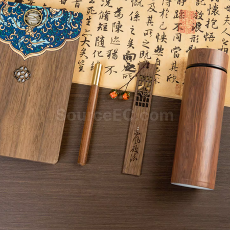 客製化筆記本+書簽+簽字筆+保溫杯套裝禮品