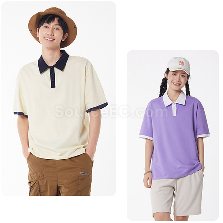 客製化優質純棉夏季短袖POLO衫禮品