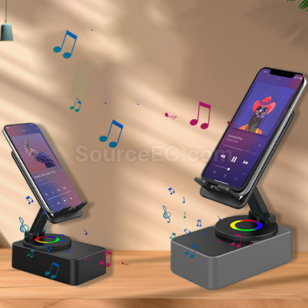 客製化360度旋轉音響行動電源支架禮品