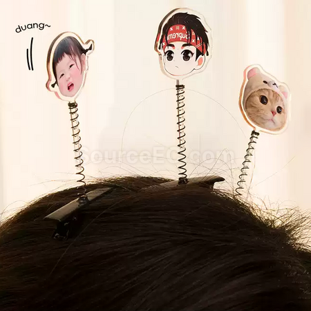 客製化彈簧髮夾禮品
