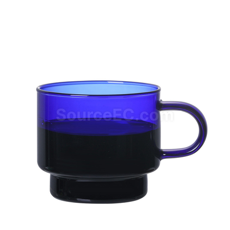 客製化彩色玻璃咖啡杯禮品