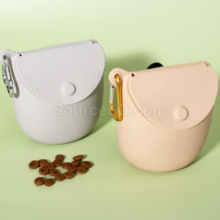 客製化翻蓋矽膠寵物餵食袋禮品
