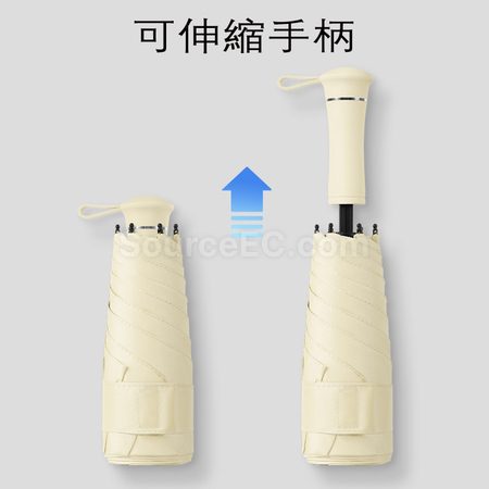 客製化雙龍骨防風隱藏手柄雨傘禮品