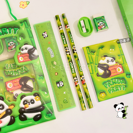 客製化六合一卡通文具套裝禮品