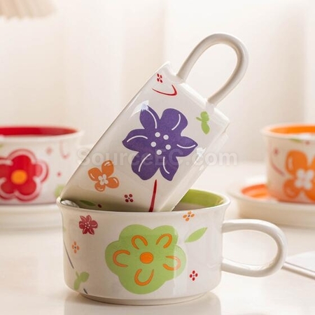 客製化復古陶瓷咖啡杯碟套裝禮品