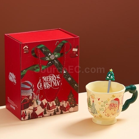 客製化聖誕杯創意陶瓷馬克杯禮品