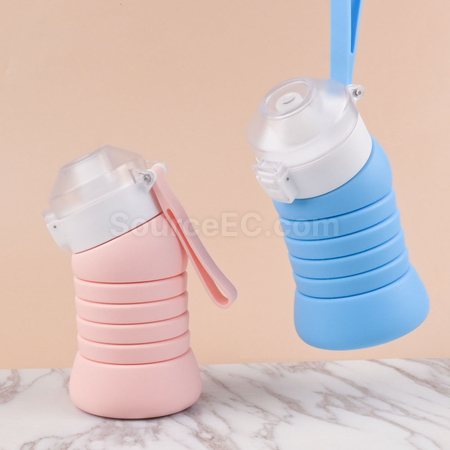 客製化斜口可摺疊水壺禮品