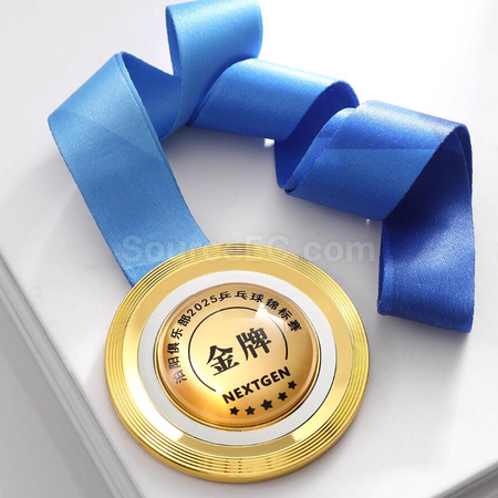 客製化乒乓球金屬獎牌禮品