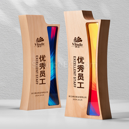 客製化木獎座禮品