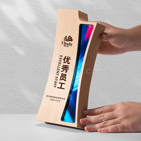 客製化木獎座禮品
