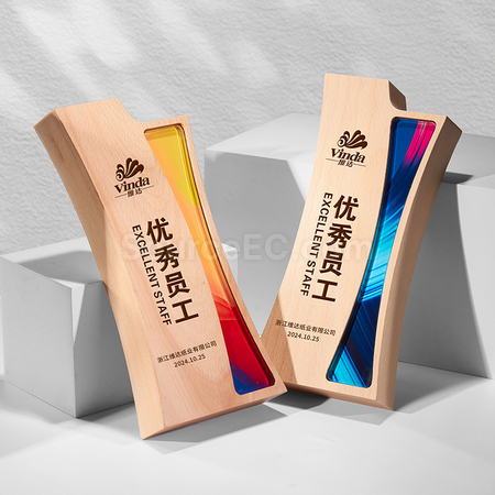 客製化木獎座禮品