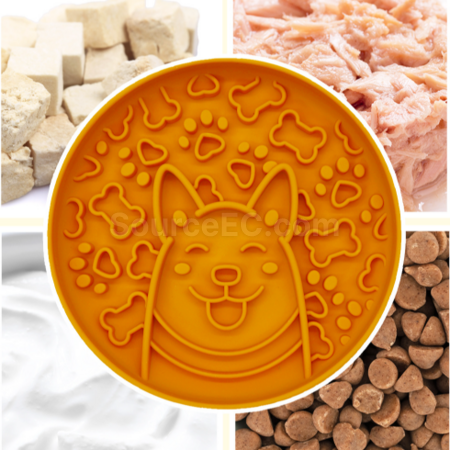 客製化寵物矽膠慢食碗禮品
