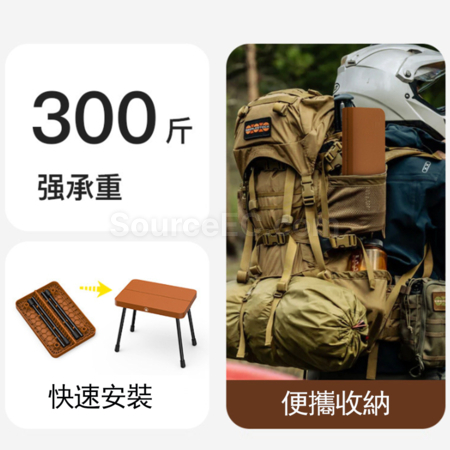 客製化鋁合金便攜收納戶折疊凳禮品