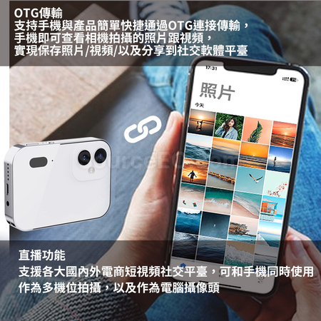客製化6400W像素CCD數碼音樂照相機禮品