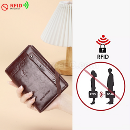 客製化RFID防盜多功能護照套禮品